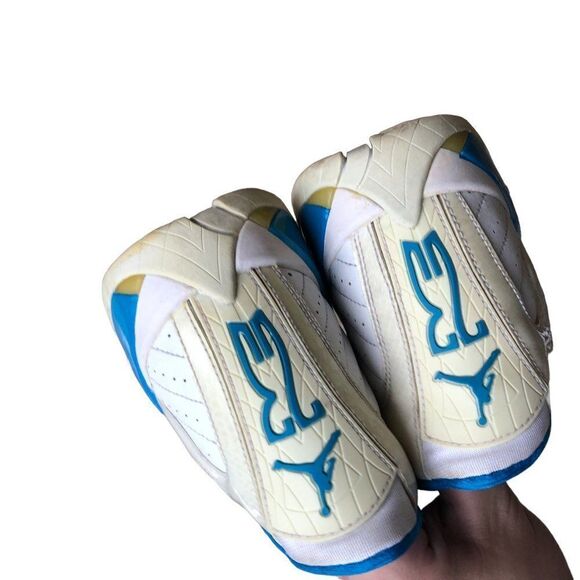 RARE 2011 Air Jordan 14 Retro Neptune Blue Size 7.5 - Picture 12 of 15